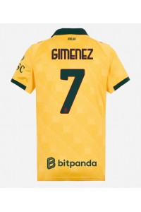 AC Milan Santiago Gimenez #7 Jalkapallovaatteet Naisten Kolmaspaita 2025-26 Lyhythihainen